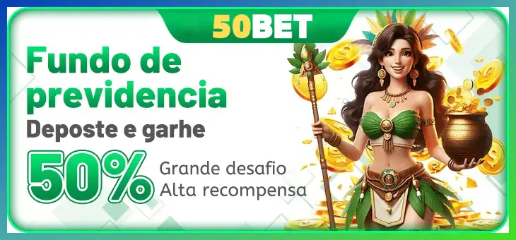 50BET plataforma — depósito PIX instantâneo no caixa